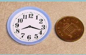 XB3127 Brass Fan Clock