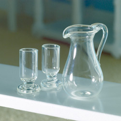 Jug & Two Glasses
