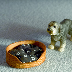 3964 Dog Bed Basket