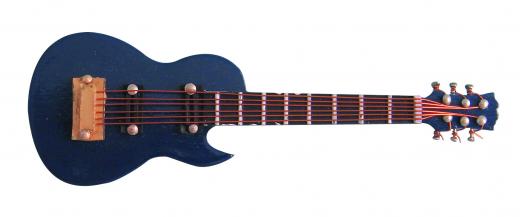 Blue Gibson Guitar
