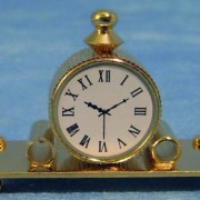 D332 Mantle Clock Brass