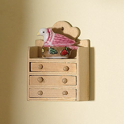 3057 Small Wall Drawers Cabinet Pine