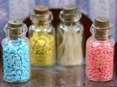 Glass Jars with Essence & Salts
