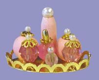 em6544 dressing table set Miniature Vanity Tray