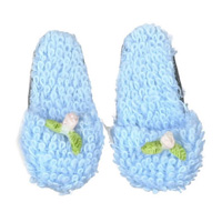Blue Towel Cosy Slippers