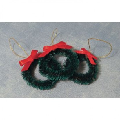 Christmas Wreath, 3 pack D2048