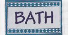 d894BL2 Bath Mat Blue